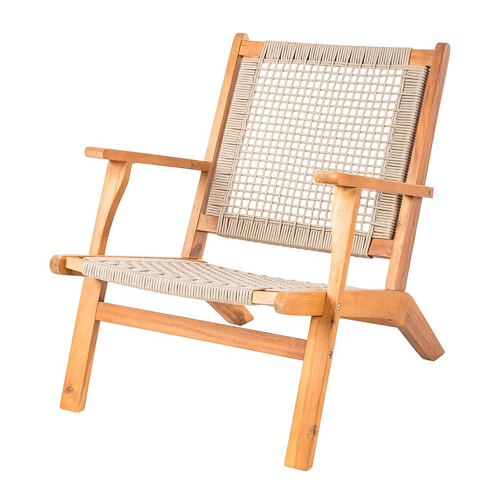 Alt View 11. Patio Sense - Vega Natural Stain Chair - Tan.