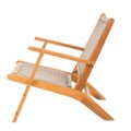 Alt View Zoom 12. Patio Sense - Vega Natural Stain Chair - Tan.