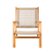 Alt View Zoom 16. Patio Sense - Vega Natural Stain Chair - Tan.