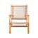 Alt View 16. Patio Sense - Vega Natural Stain Chair - Tan.