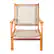 Alt View 17. Patio Sense - Vega Natural Stain Chair - Tan.