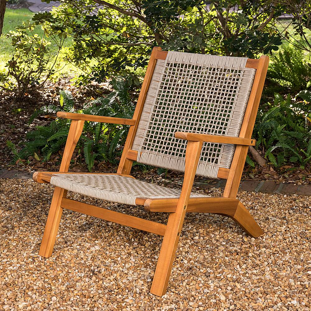 Alt View 19. Patio Sense - Vega Natural Stain Chair - Tan.
