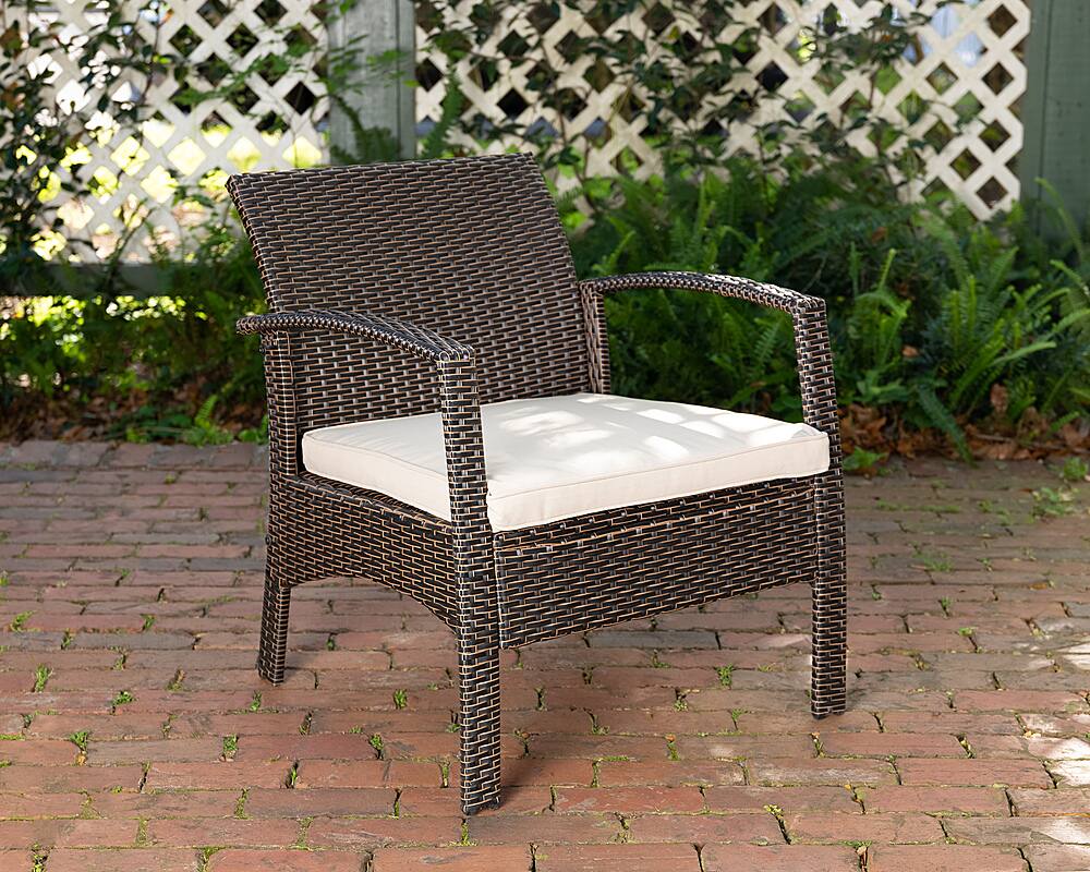 Alt View 18. Patio Sense - Bondi Wicker Mocha Armchair.