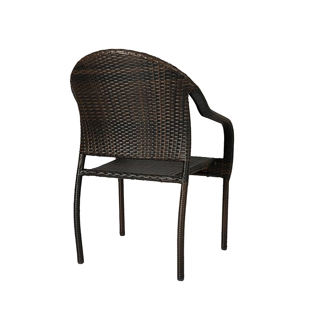 Alt View 16. Patio Sense - Rhodos Café Stacking Wicker Chair.