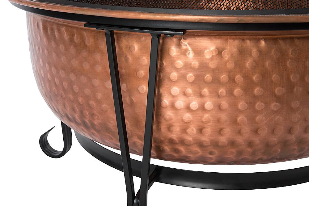 Alt View 12. Fire Sense - Palermo Wood Burning Fire Pit - Copper.