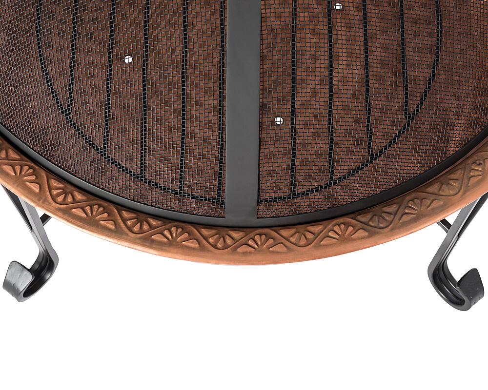 Alt View 14. Fire Sense - Palermo Wood Burning Fire Pit - Copper.
