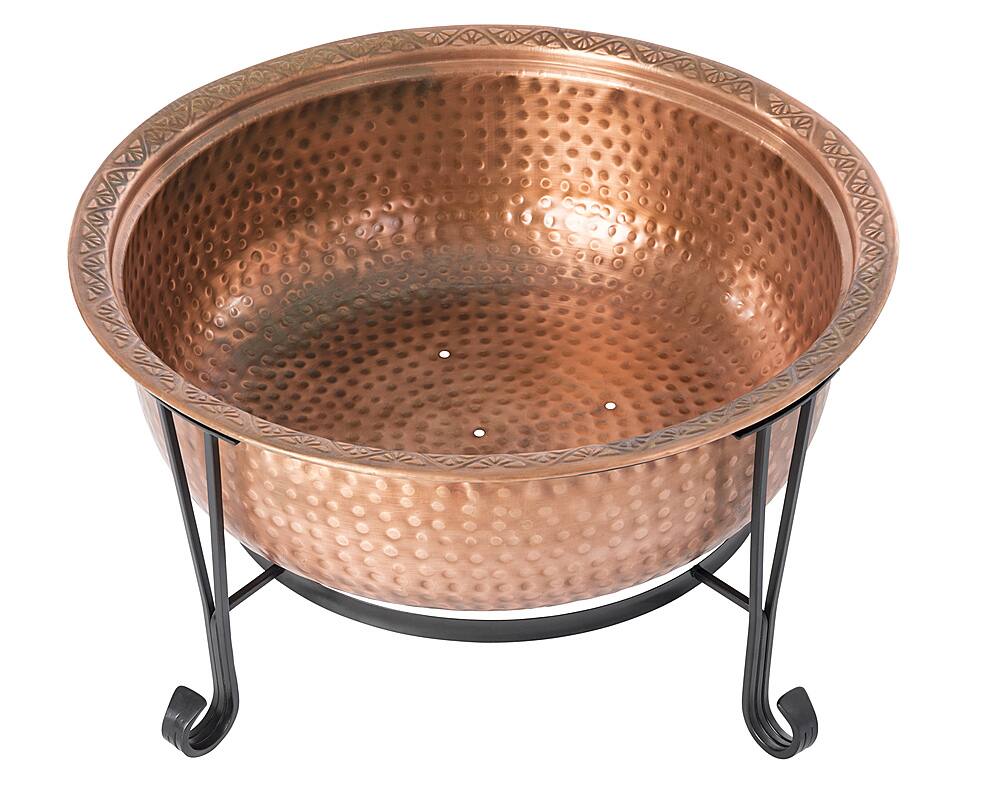 Alt View 15. Fire Sense - Palermo Wood Burning Fire Pit - Copper.