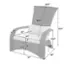 Alt View 17. Patio Sense - Coconino Deluxe Wicker Mocha Chair - Brown.