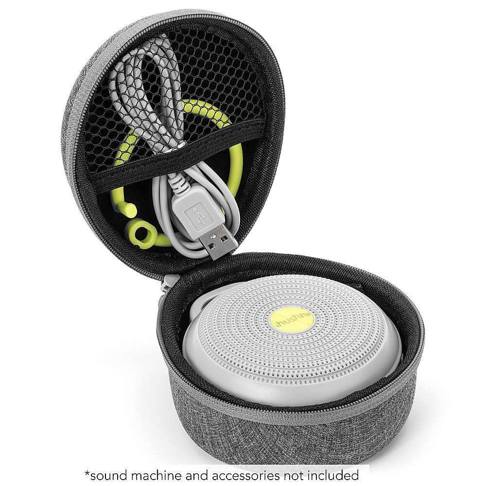 Angle. Yogasleep - Travel Case for Rohm and Hushh - Gray.
