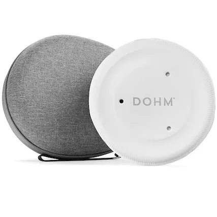 Front. Yogasleep - Dohm Uno + Travel Case - white.