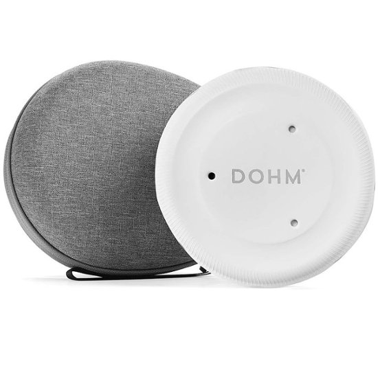 Front Zoom. Yogasleep - Dohm Uno + Travel Case - white.