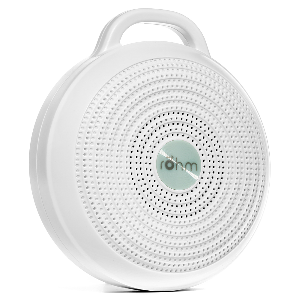 Angle View: Yogasleep Rohm Portable White Noise Sleep Sound Machine, White