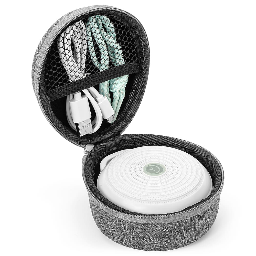 Alt View 11. Yogasleep - Rohm White Noise Machine + Travel Case Bundle - White and Gray.