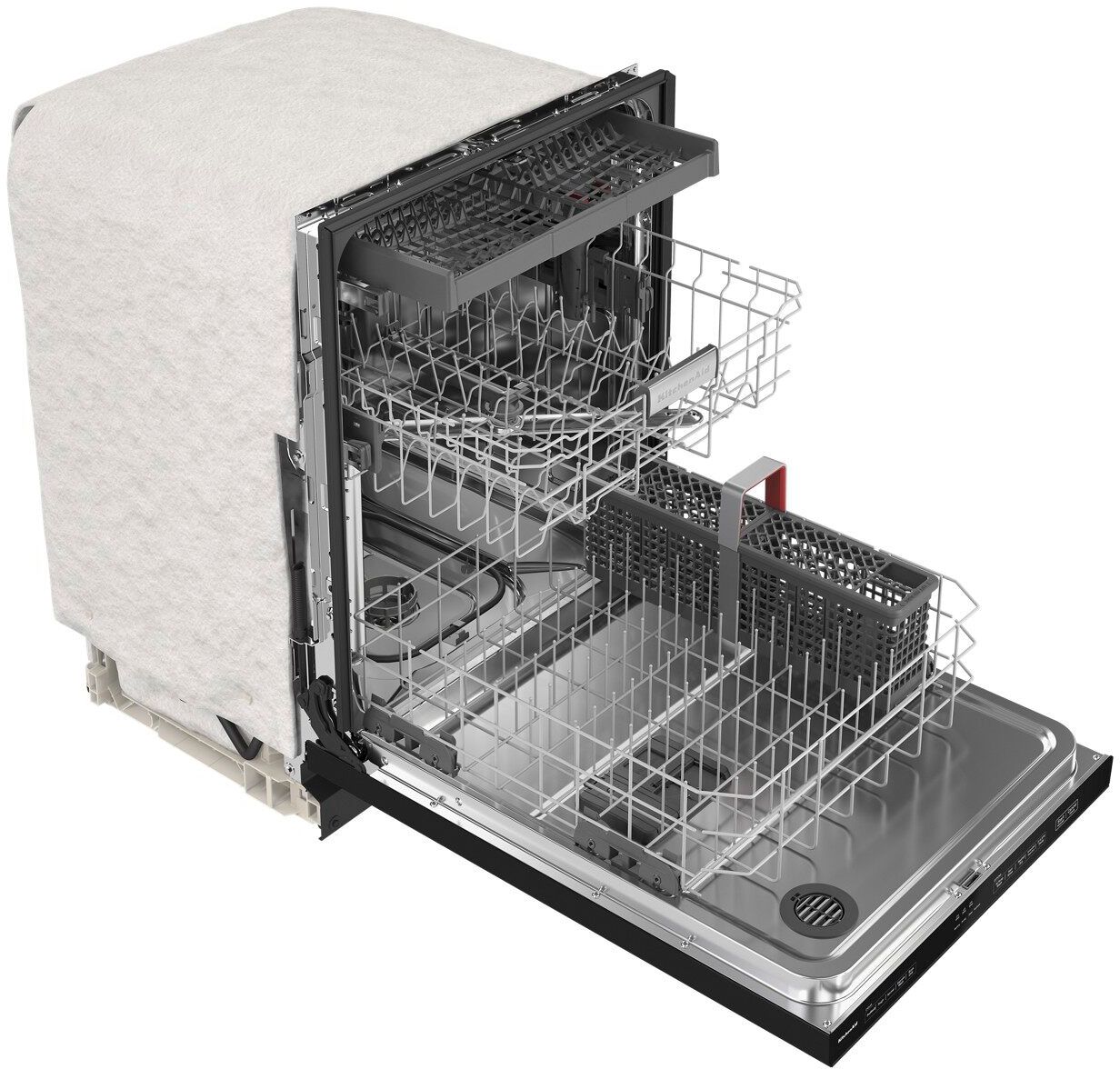 For KitchenAid Dishwasher KDTE204ESS1 - Lower Dish Rack - Used