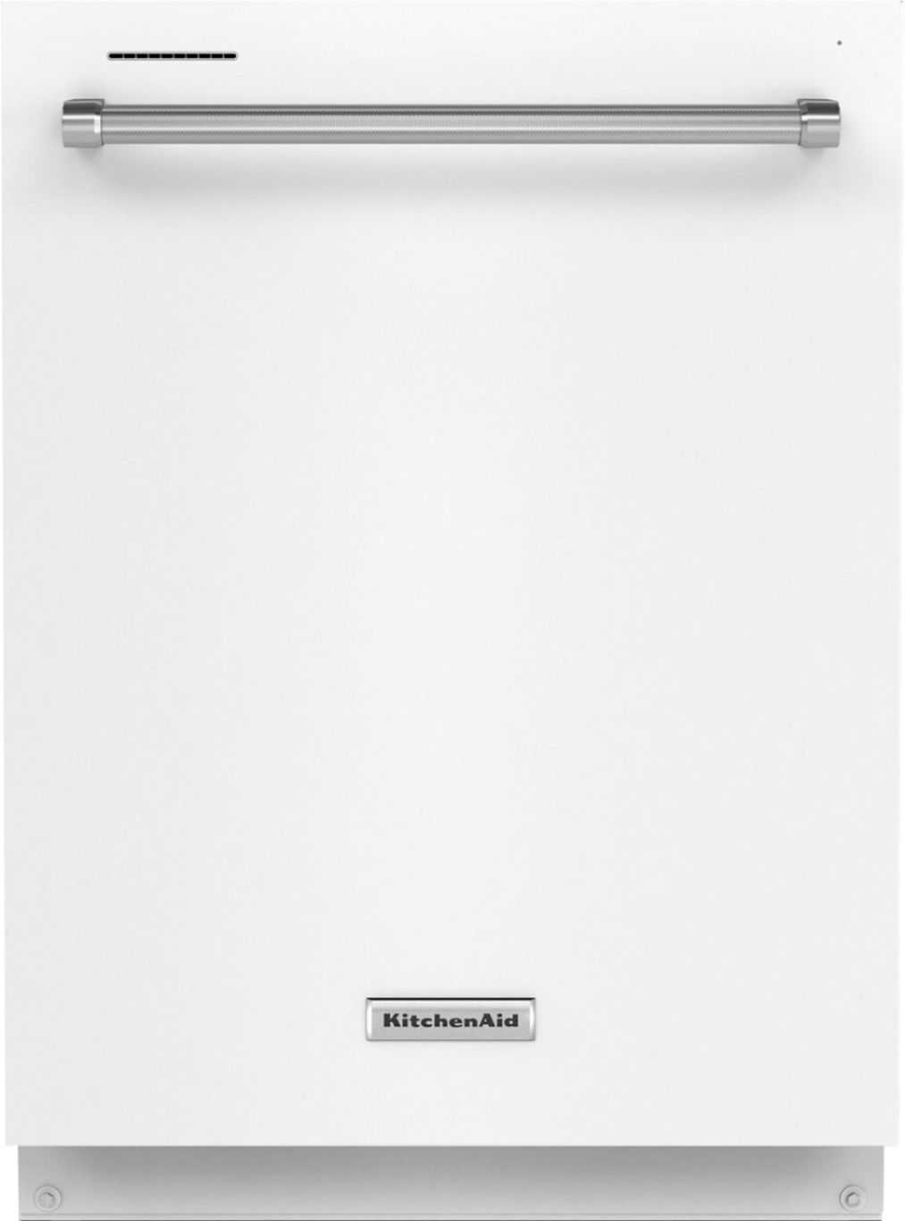 KitchenAid - 24" Top Control Built-In Dishwasher with Stainless Steel Tub, ProWash Cycle, 3rd Rack, 39 dBA - White