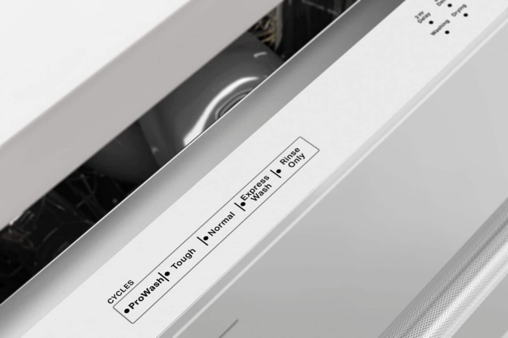 KitchenAid KDTE204KPS 39 dBA Hidden Control ProWash™ Dishwasher In  Stainless Steel