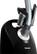 Angle. Miele - Compact C1 Turbo Team Canister Vacuum - Obsidian Back.