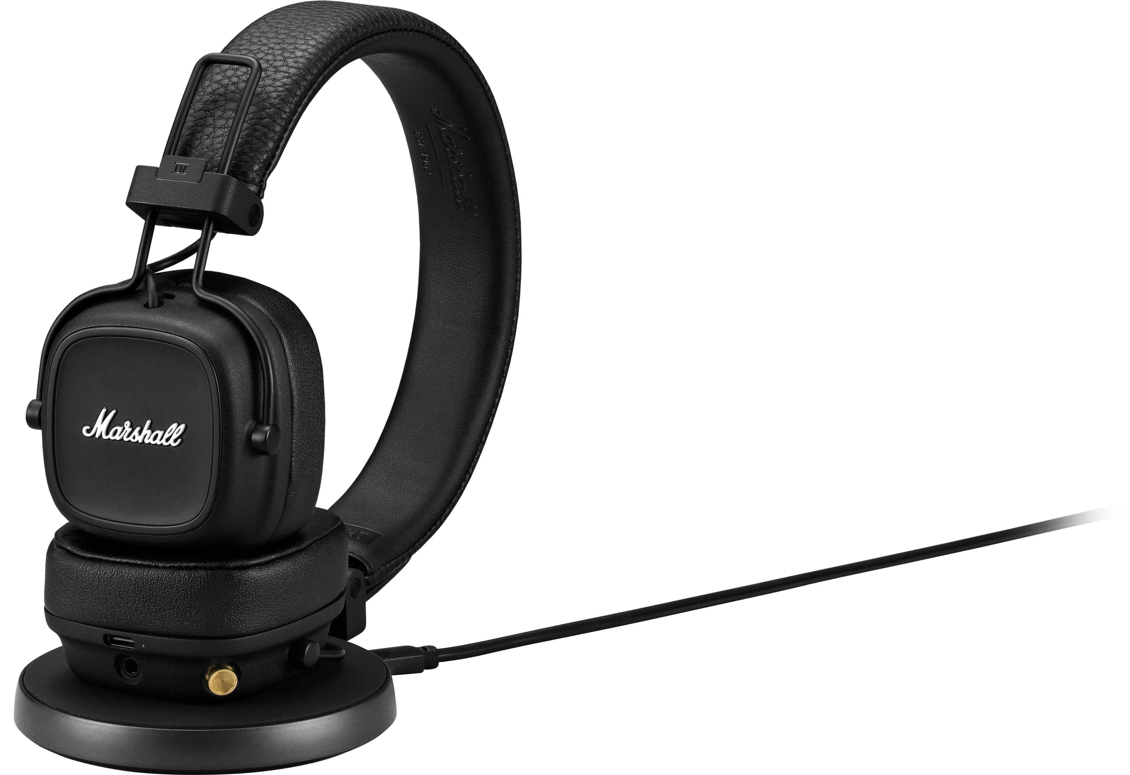 Marshall Major IV On-Ear Wireless Bluetooth Headphones - Black