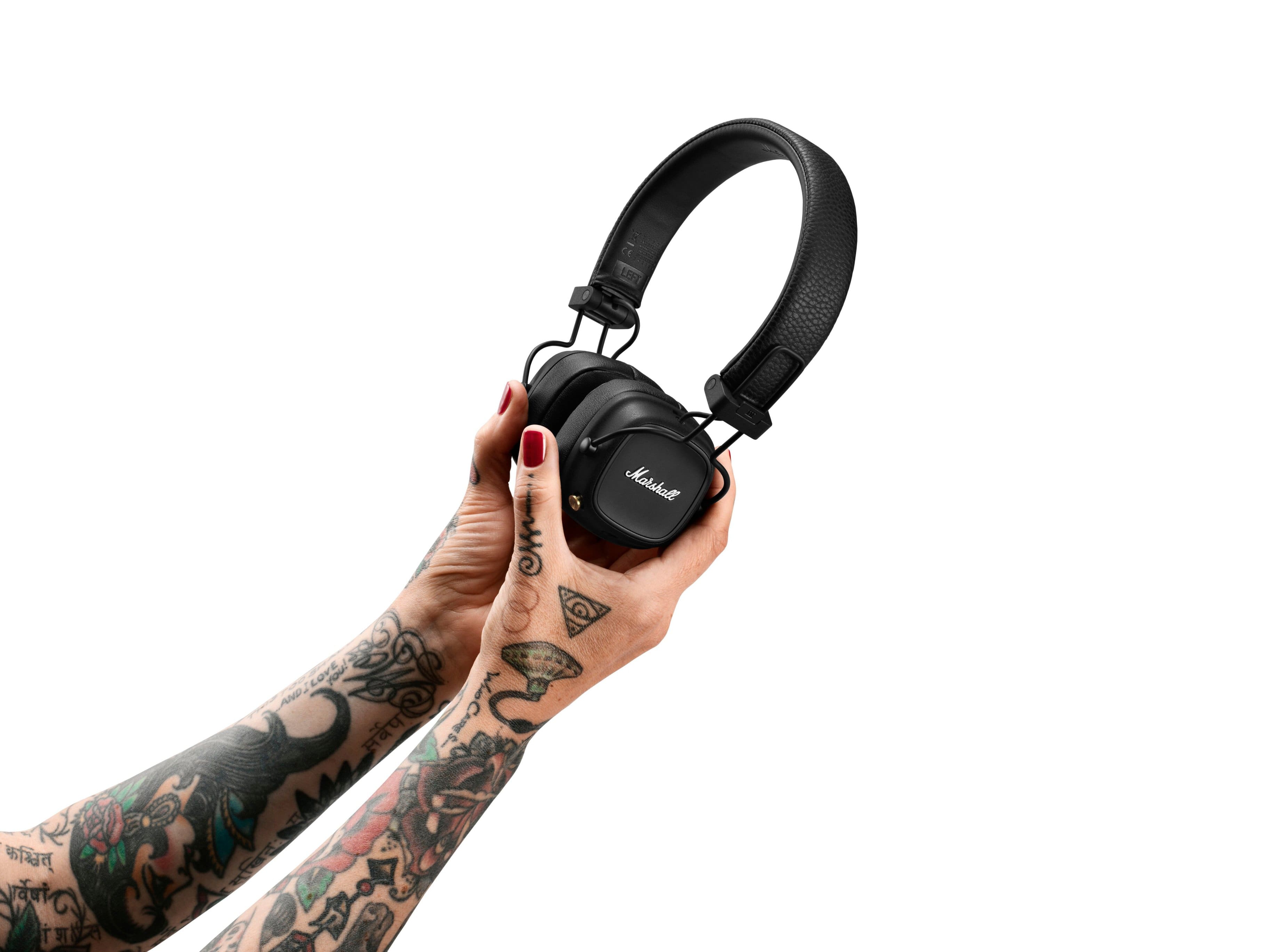 Wireless Headphones MARSHALL Major IV Bluetooth Black purchase: price,  installments - iSpace