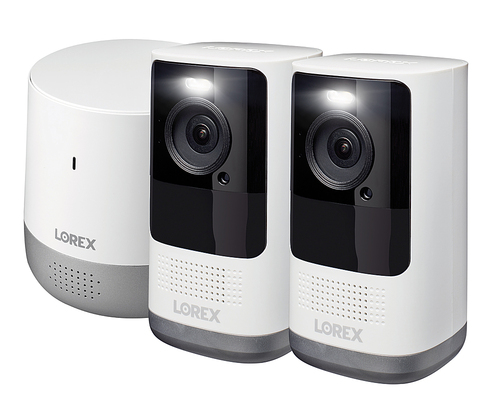 Lorex - 2K QHD WIRE-FREE SECURITY SYSTEM - White