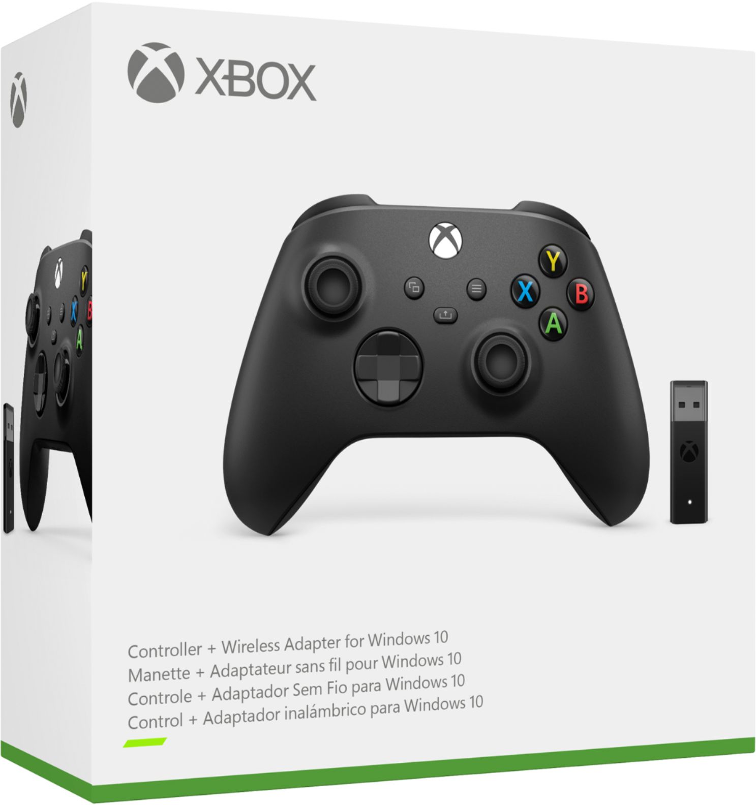 Napier Mystery Multiplication Microsoft Controller for Xbox Series X|S, and Xbox One + Wireless Adapter  for Windows 10 (Latest Model) Black 1VA-00001 - Best Buy