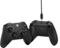 Alt View Zoom 12. Microsoft - Xbox Wireless Controller for Windows Devices, Xbox Series X, Xbox Series S, Xbox One + USB-C Cable - Carbon Black.