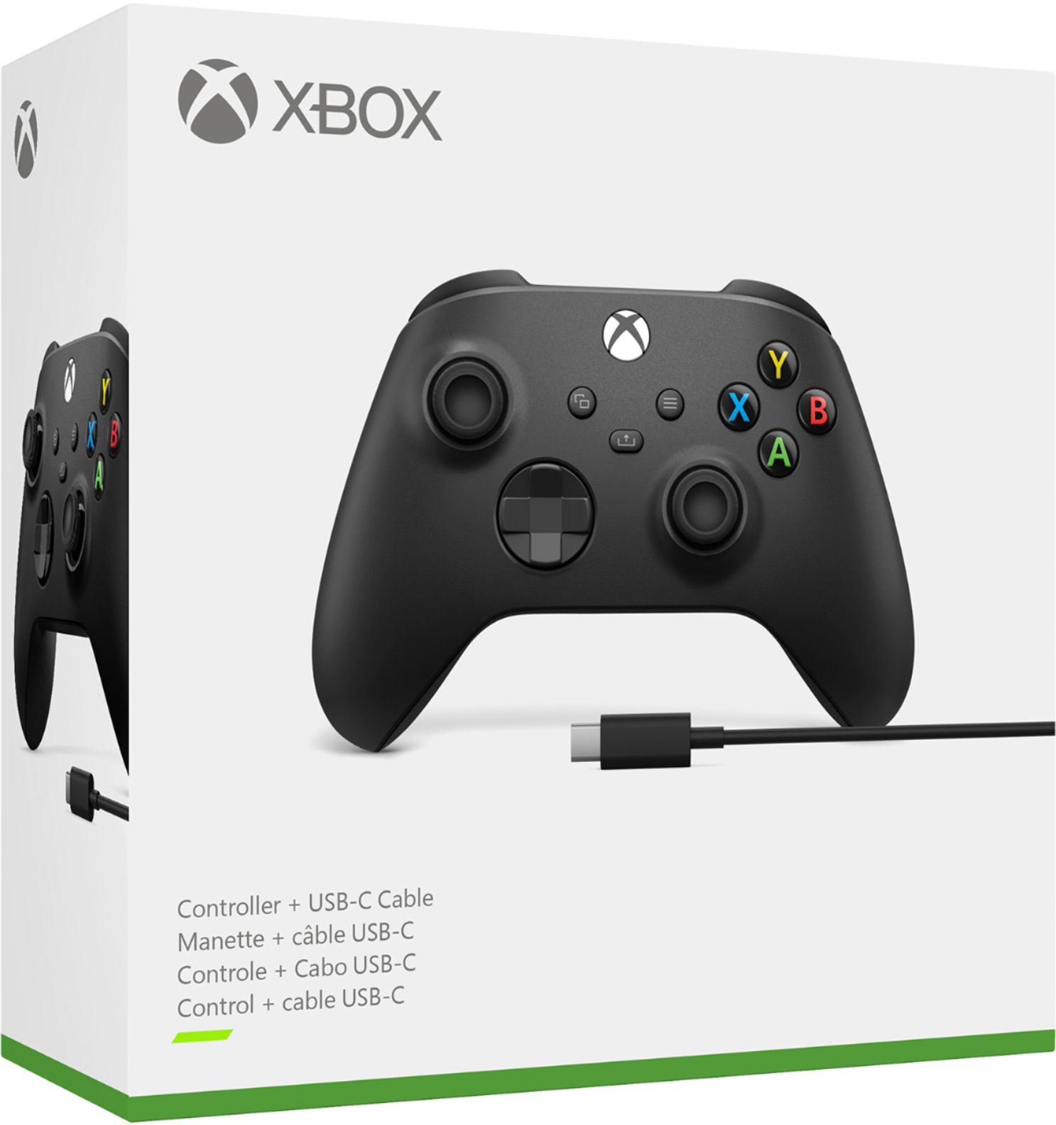 Controlador Xbox One Con Cable Usb Gamepad 