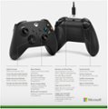 Alt View Zoom 14. Microsoft - Controller for Xbox Series X|S, and Xbox One + USB-C® Cable (Latest Model) - Black.