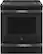 Front. GE - 5.3 Cu. Ft. Slide-In Electric Convection Range with Self-Steam Cleaning, Built-In Wi-Fi, and No-Preheat Air Fry - Black Slate.