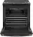 Alt View 1. GE - 5.3 Cu. Ft. Slide-In Electric Convection Range with Self-Steam Cleaning, Built-In Wi-Fi, and No-Preheat Air Fry - Black Slate.