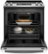 Alt View Zoom 1. GE - 5.3 Cu. Ft. Slide-In Electric Convection Range with Self-Steam Cleaning, Built-In Wi-Fi, and No-Preheat Air Fry - Stainless steel.