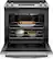 Alt View 2. GE - 5.3 Cu. Ft. Slide-In Electric Convection Range with Self-Steam Cleaning, Built-In Wi-Fi, and No-Preheat Air Fry - Stainless Steel.