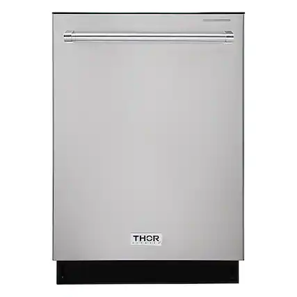 Front. Thor Kitchen - 24" Dishwasher - Stainless Steel.