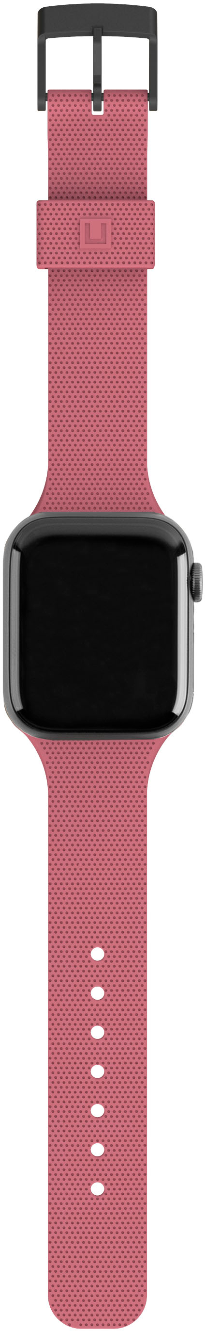 Handdn Light Pink Calfskin Apple Watch Band – Waves Texture
