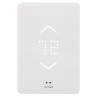 Mysa - Smart Thermostat for Electric-In-Floor Heaters - White - Front_Zoom