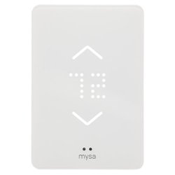 Mysa - Smart Thermostat for Electric-In-Floor Heaters - White - Front_Zoom