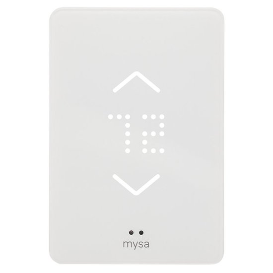 Front Zoom. Mysa - Smart Thermostat for Electric-In-Floor Heaters - White.