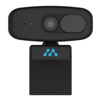 Momentum - 1080p HD Webcam with Built-in Microphone and Privacy Cover - Black - Front_Zoom
