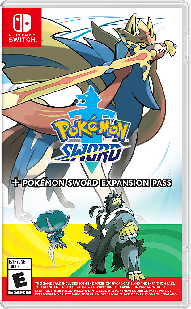nintendo switch with pokemon sword