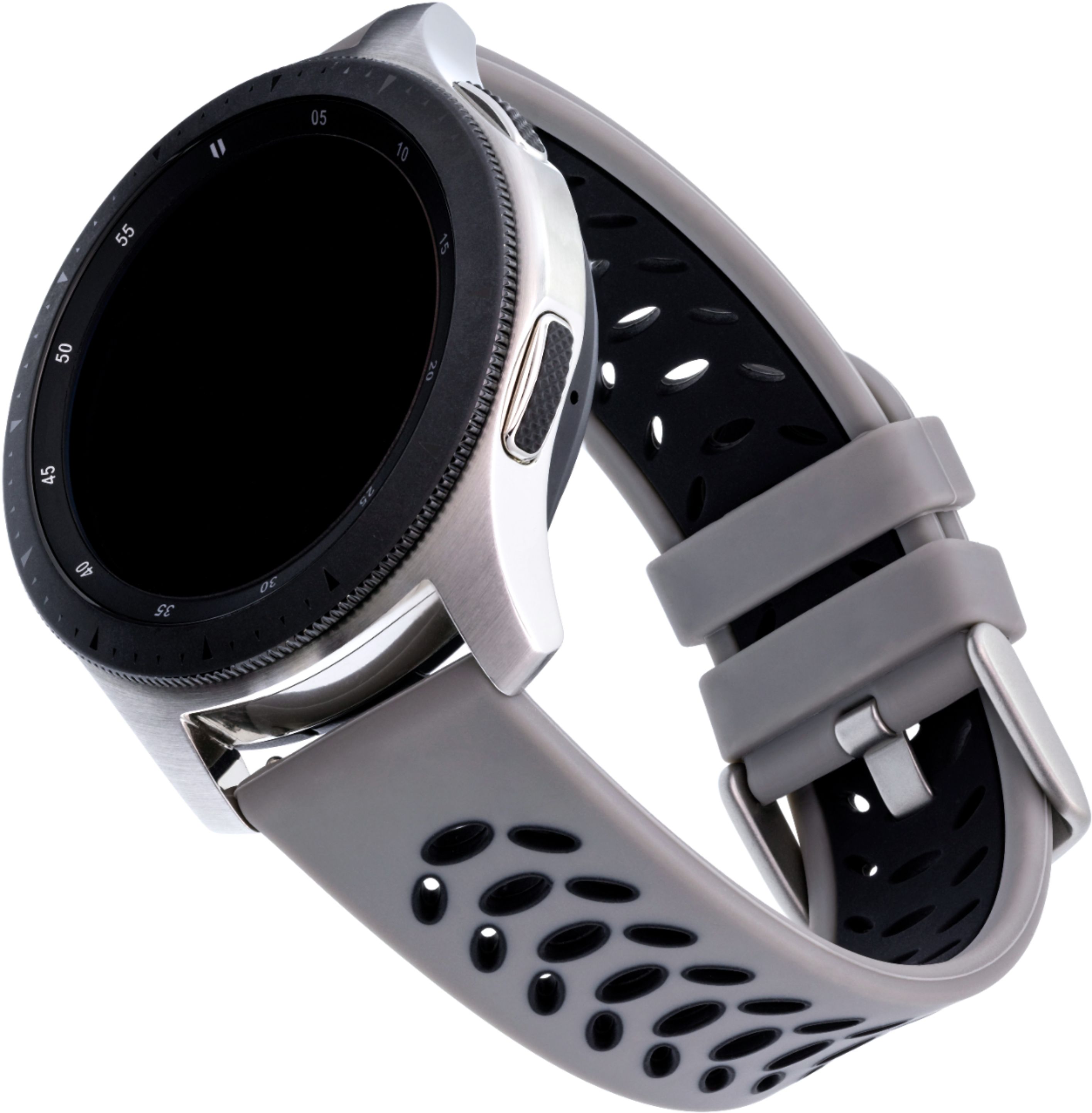 Bezem Op het randje gras WITHit Universal Smartwatch Silicone and Mesh Sport Band 2-Pack for Samsung  Galaxy Watch Active and Galaxy Watch Active2 20mm Woven Black/Grey/Black  54285BBR - Best Buy