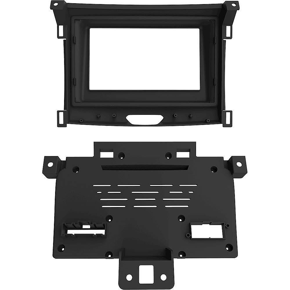 Alt View 11. Metra - Dash Kit for Select 2019-2023 Ford Ranger DIN DDIN - Gray.