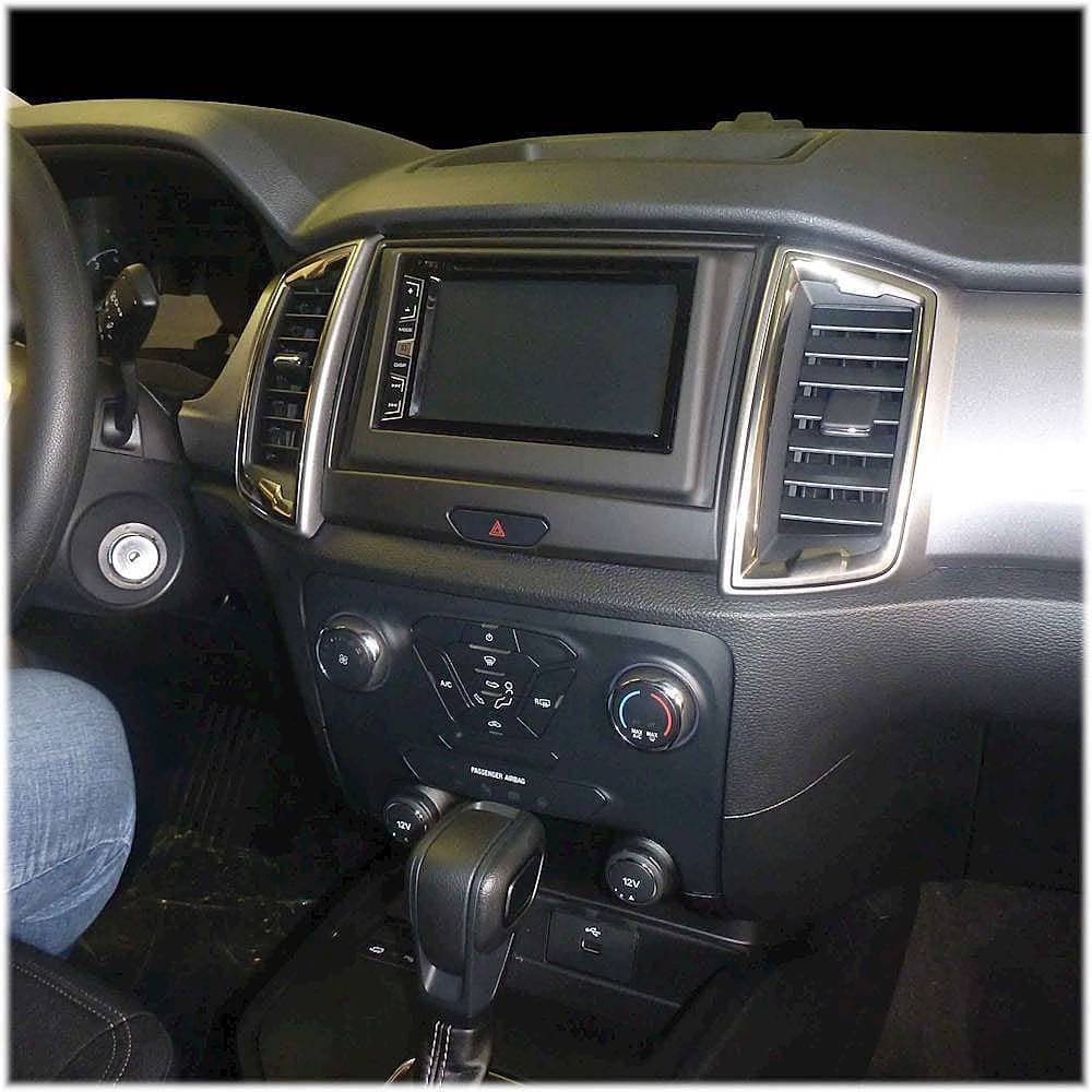 Alt View 14. Metra - Dash Kit for Select 2019-2023 Ford Ranger DIN DDIN - Gray.
