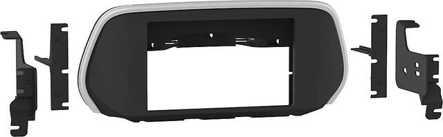 Angle. Metra - Dash Kit for Select Hyundai Vehicles - Gray.