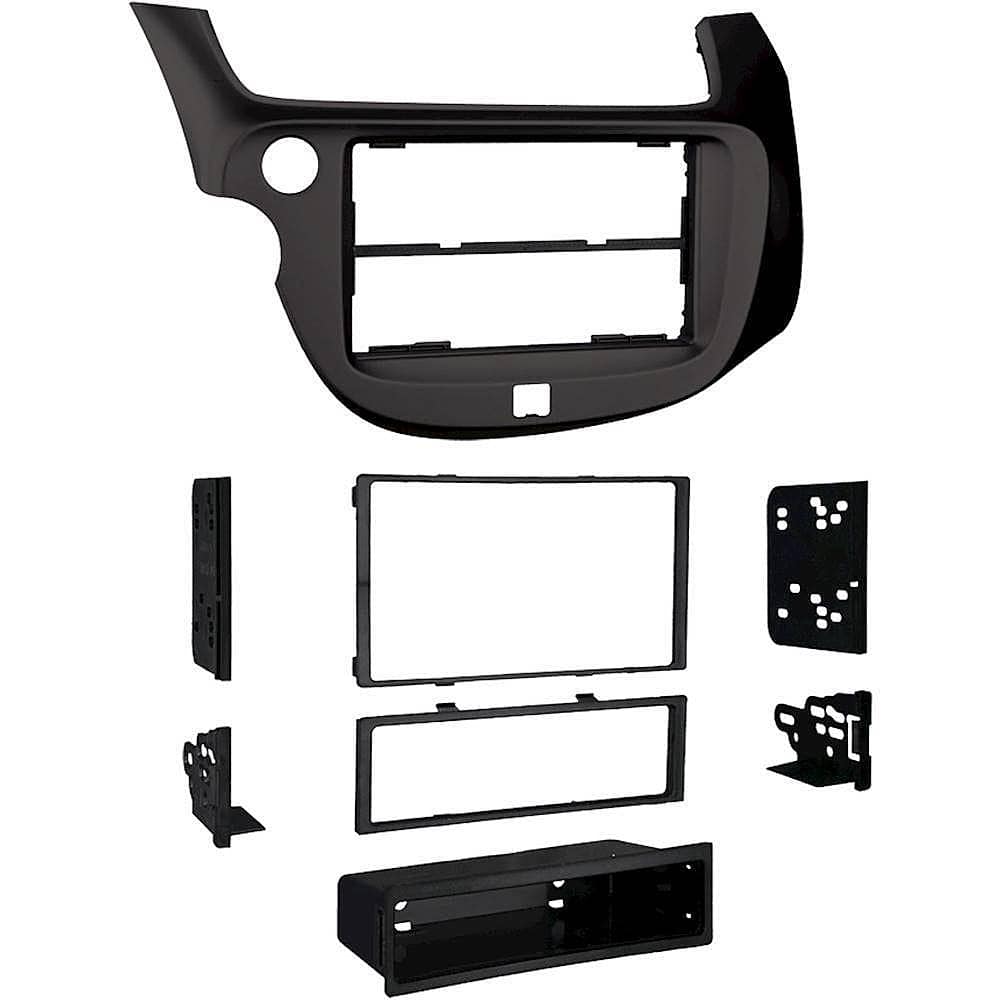 Metra - Dash Kit for Select 2009-2013 Honda Fit DIN - Black - Front_Zoom