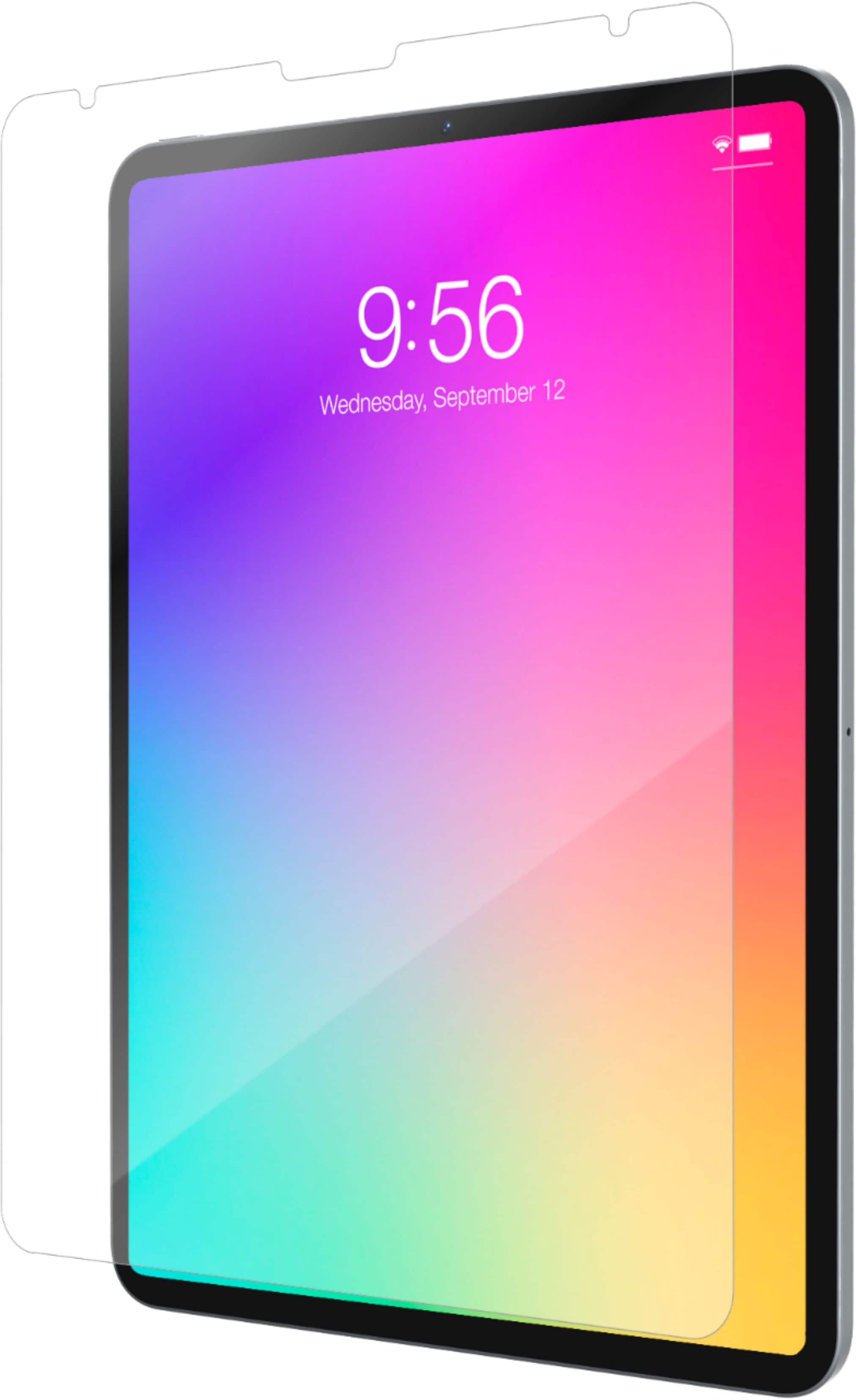 Alt View 12. ZAGG - InvisibleShield Glass Elite VisionGuard+ Blue Light Filtering Screen Protector for Apple iPad Pro 12.9" - Clear.