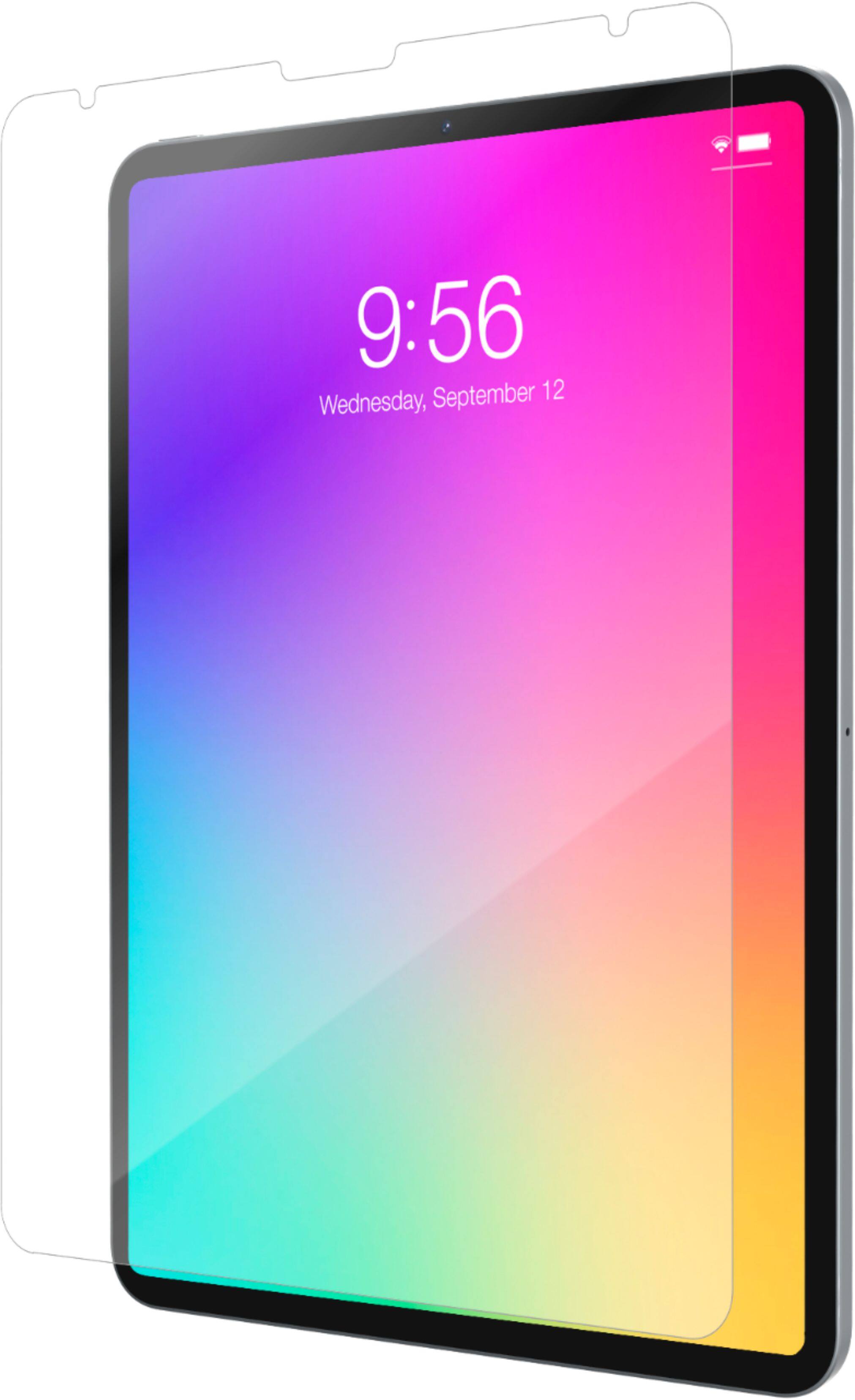 Alt View 12. ZAGG - InvisibleShield Glass Elite VisionGuard+ Blue Light Filtering Screen Protector for Apple iPad Pro 12.9" - Clear.