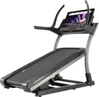 NordicTrack Commercial Series X32i Incline Trainer; iFIT-enabled Treadmill for Running and Walking - Black - Front_Zoom