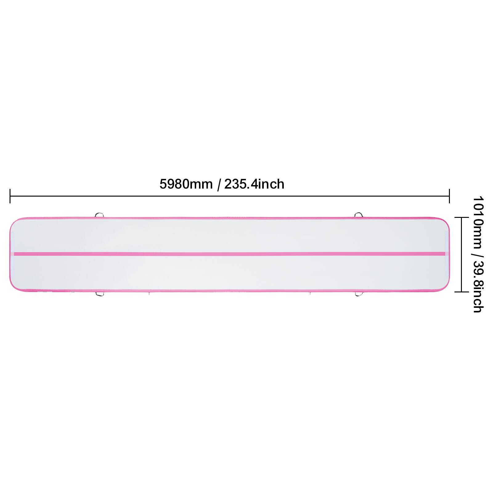 5980mm / 235.4inch, 101mm / 39.8inch