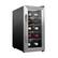 Front. Schmecke - 10 Bottle Thermoelectric Wine Cooler, Quiet Freestanding Wine Fridge, Stainless Steel - Stainless Steel.