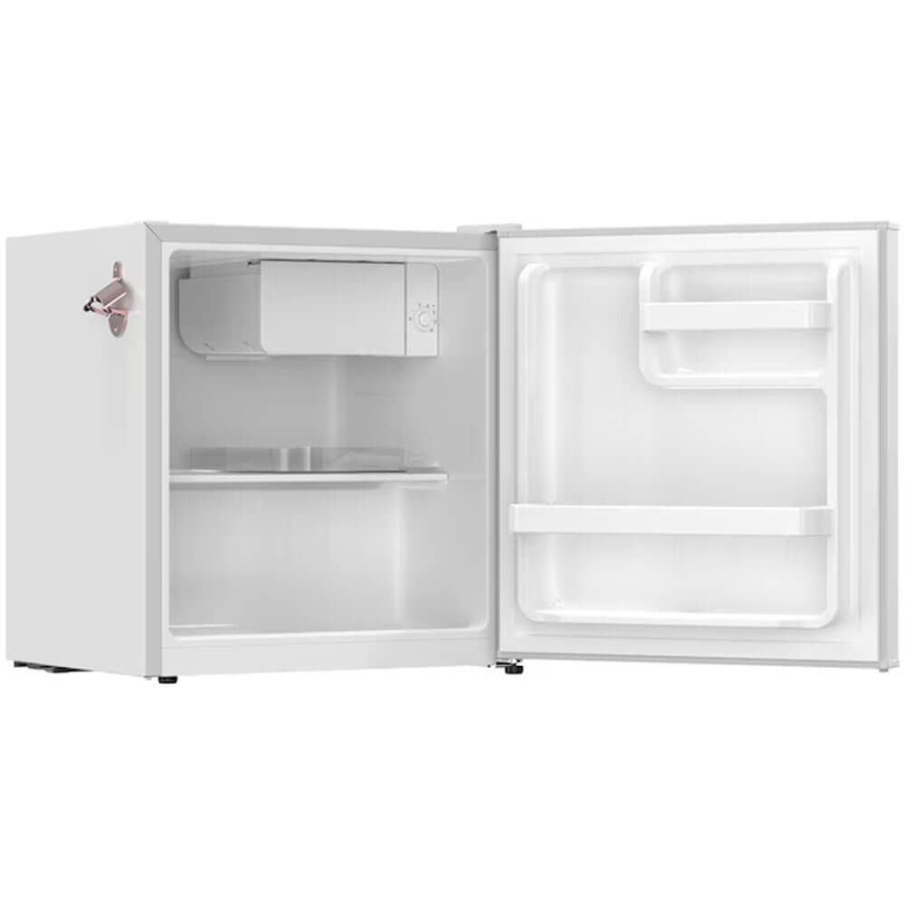 Alt View 2. Frigidaire - Frigidaire EFR197RGWHIT 1.6 Cu. Ft. White Retro Compact Refrigerator with Side Bottle Opener - Black.